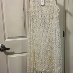 White dress brand new with tags still on it